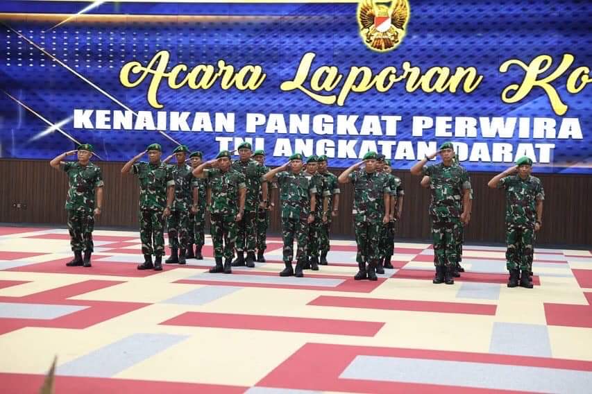 Kasad Pimpin Laporan Korps Kenaikan Pangkat Pati Tni Ad