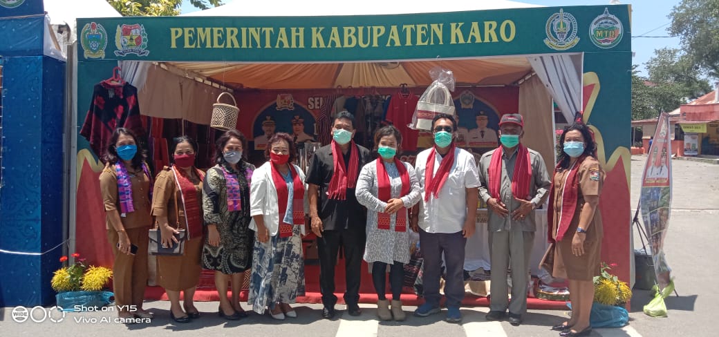 Dewan Perwakilan Rakyat Daerah (DPRD) Kabupaten Karo, kunjungi stand Pemerintah Kabupaten (Pemkab) Karo di Musabaqah Tilawatil Quran (MTQ)