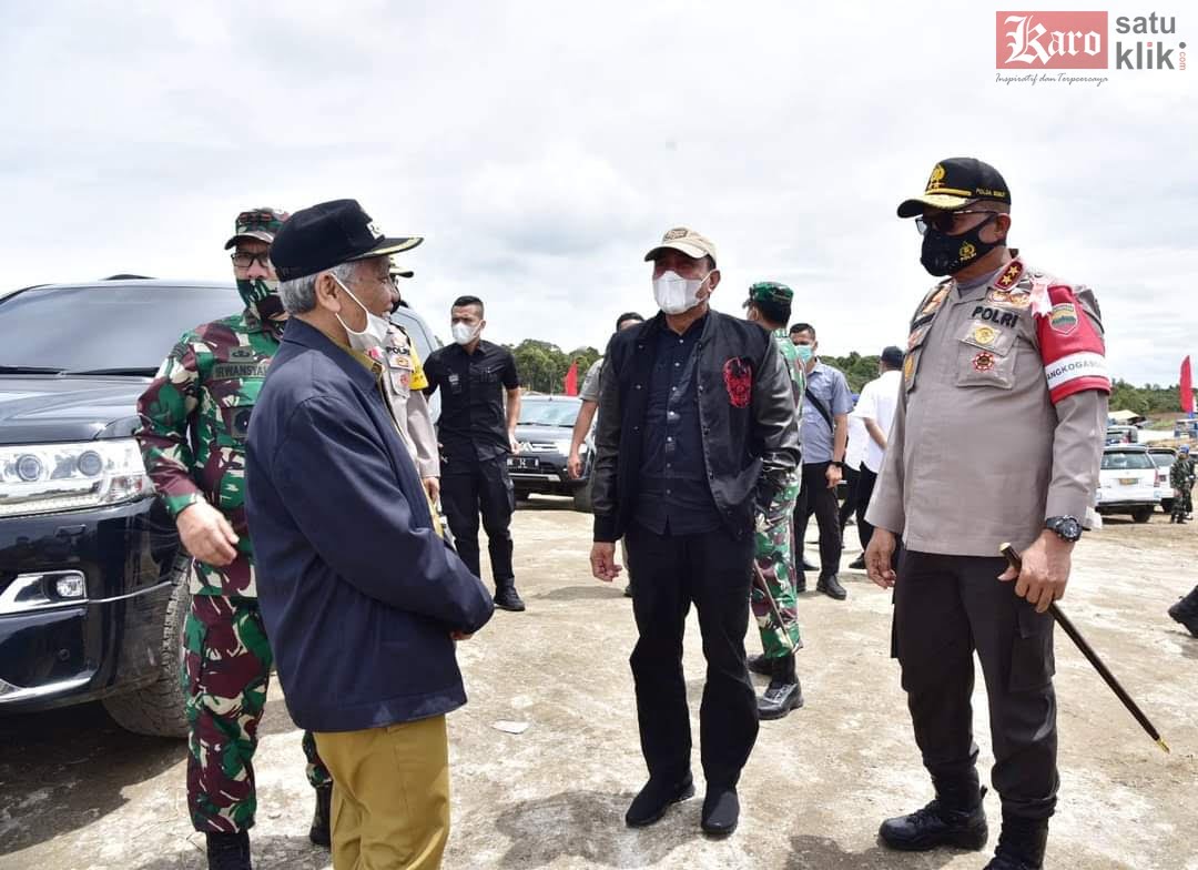 Gubernur Sumatera Utara (Sumut) Edy Rahmayad bersama Kapolda Sumut Irjen Pol Martuani Sormin