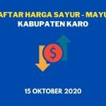 Harga Sayur-Mayur Kabupaten Karo 15 Oktober 2020