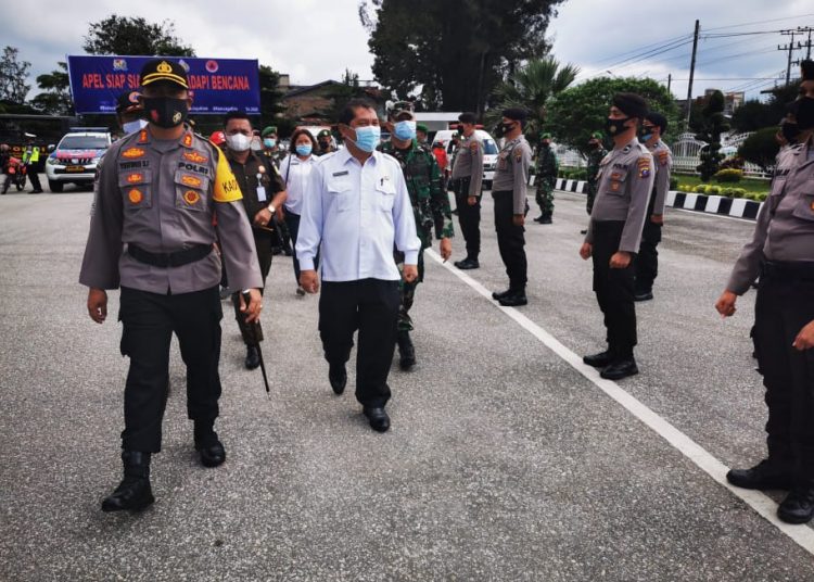 Bupati Karo Terkelin Brahmana, SH, MH, Kapolres Tanah Karo AKBP Yustinus Setyo Indriono