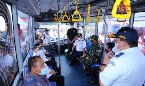 Bus Transmetro Deli resmi mulai jajal aspal Medan