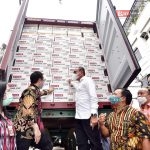 Wakil Menteri (Wamen) Perdagangan Jerry Sambuaga bersama Gubernur Sumatera Utara (Sumut) Edy Rahmayadi melepas ekspor.