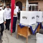 Gubernur Sumut Tinjau Pelaksanaan Pilkada Serentak