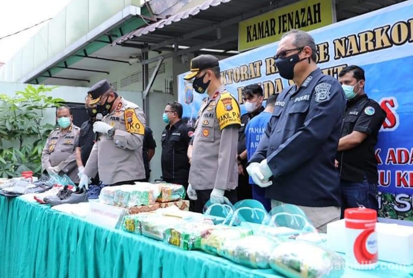 Kapolda Sumatera Utara Ungkap 16 Kg Sabu