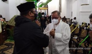 Menag Yaqut Kunjungi Gereja Blenduk Semarang saat Malam Natal