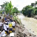 Menteri PUPR Bersama Gubernur Sumut Tinjau Lokasi Banjir