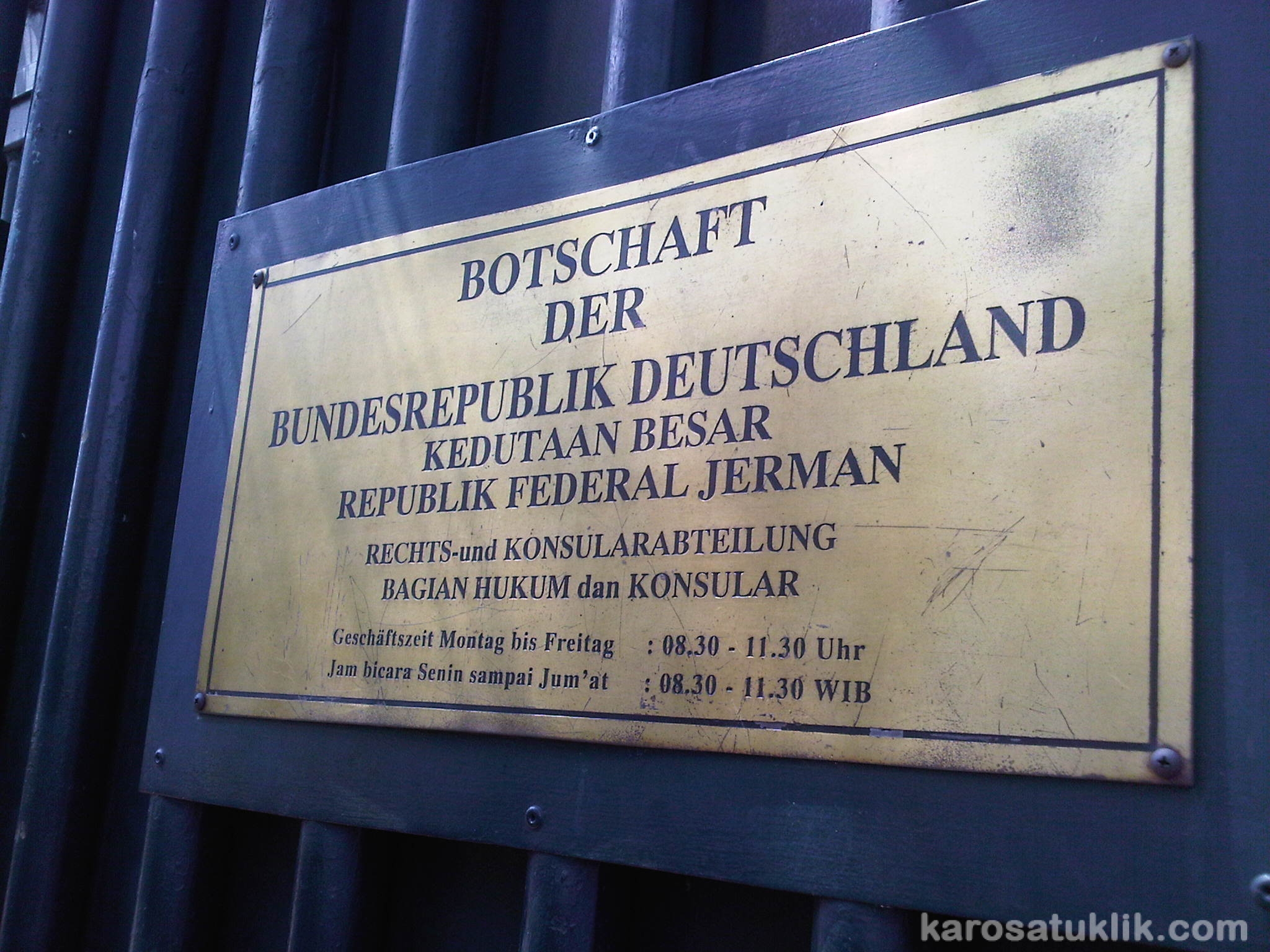 Staf Kedubes Jerman Dilarang Kembali ke Indonesia