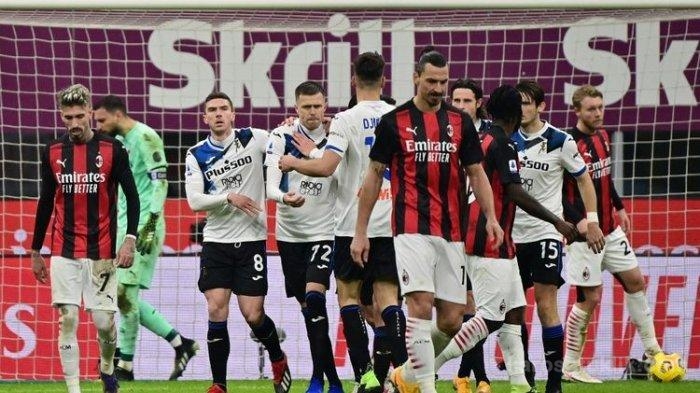 Digilas Atalanta 3-0, AC Milan Kalah di Semua Lini