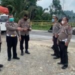 Dirlantas Polda Sumut Tinjau Longsor di Jalan Medan – Berastagi, Himbau Pengemudi Hati-Hati