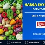 Harga Komoditas Pertanian Kabupaten Karo, 18 Januari 2021