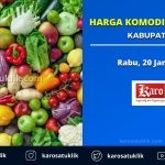 Harga Komoditas Pertanian Kabupaten Karo, 20 Januari 2021