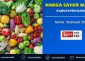 Harga Sayur-Mayur Kabupaten Karo 14 Januari 2021