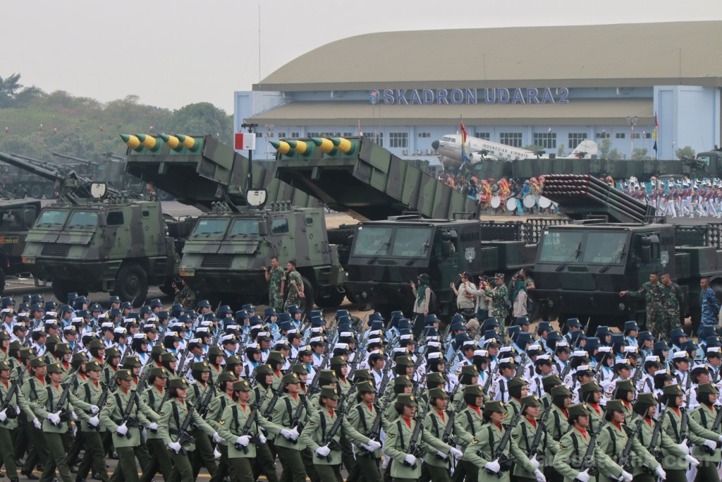 Sejumlah prajurit Tentara Nasional Indonesia (TNI) Angkatan Darat, 