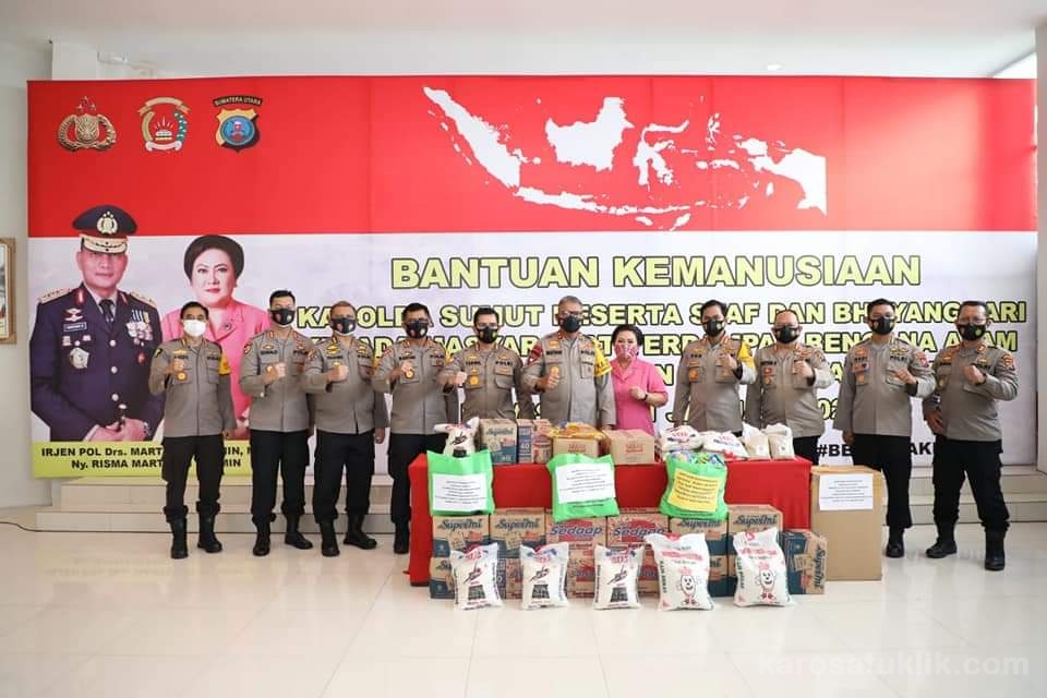 Kapolda Sumatera Utara Berikan Bantuan Kemanusiaan Korban gempa