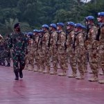 Kontingen Garuda TNI Siap mengemban Misi Negara di Afrika Tengah Kontingen Garuda TNI Siap mengemban Misi Negara di Afrika Tengah