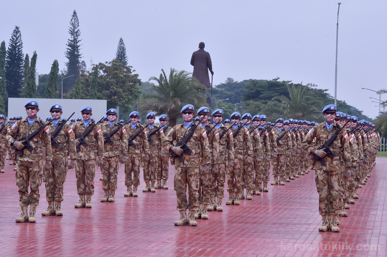 Kontingen Garuda TNI Siap mengemban Misi Negara