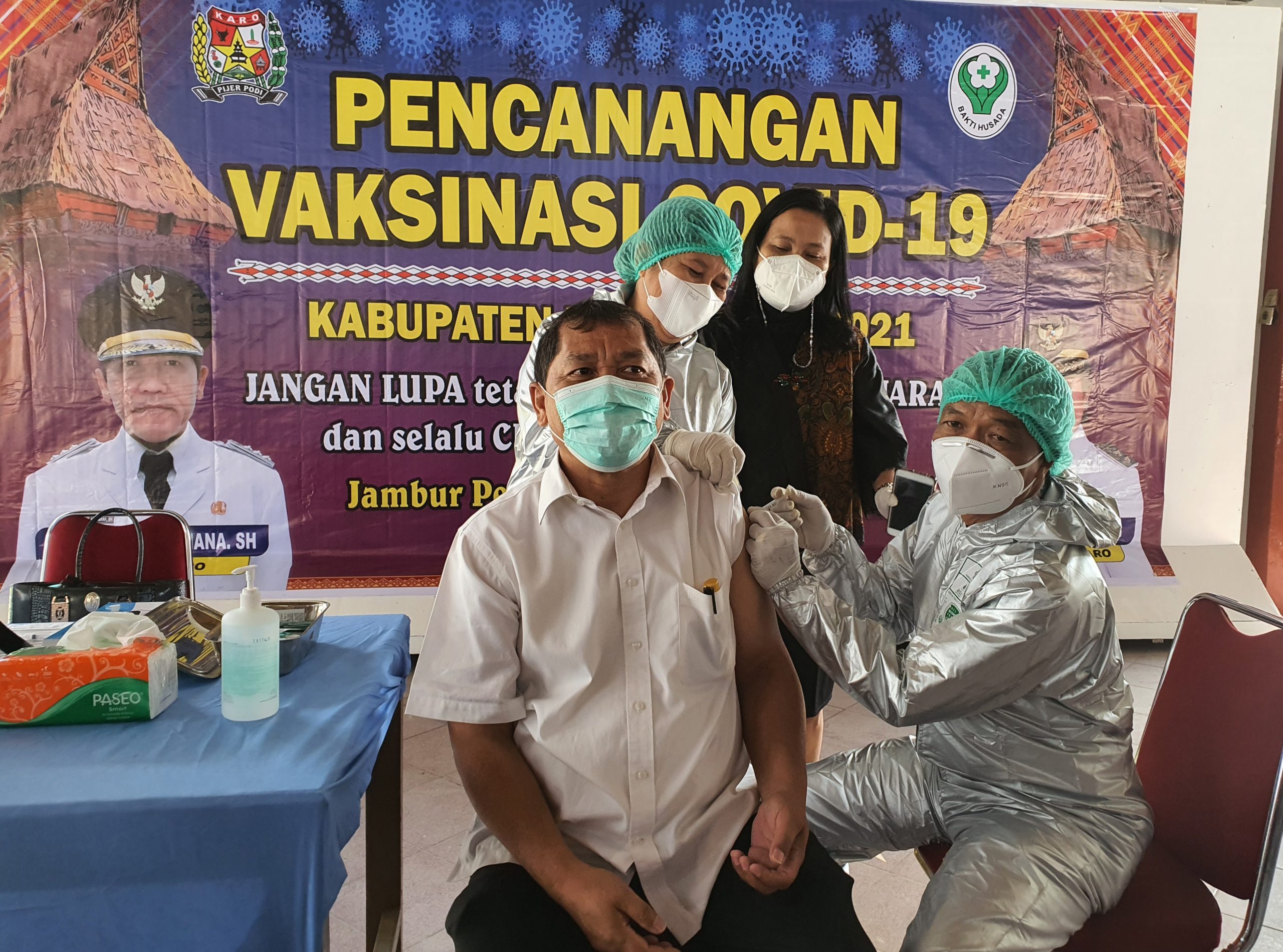 Vaksin Covid-19 Kabupaten Karo
