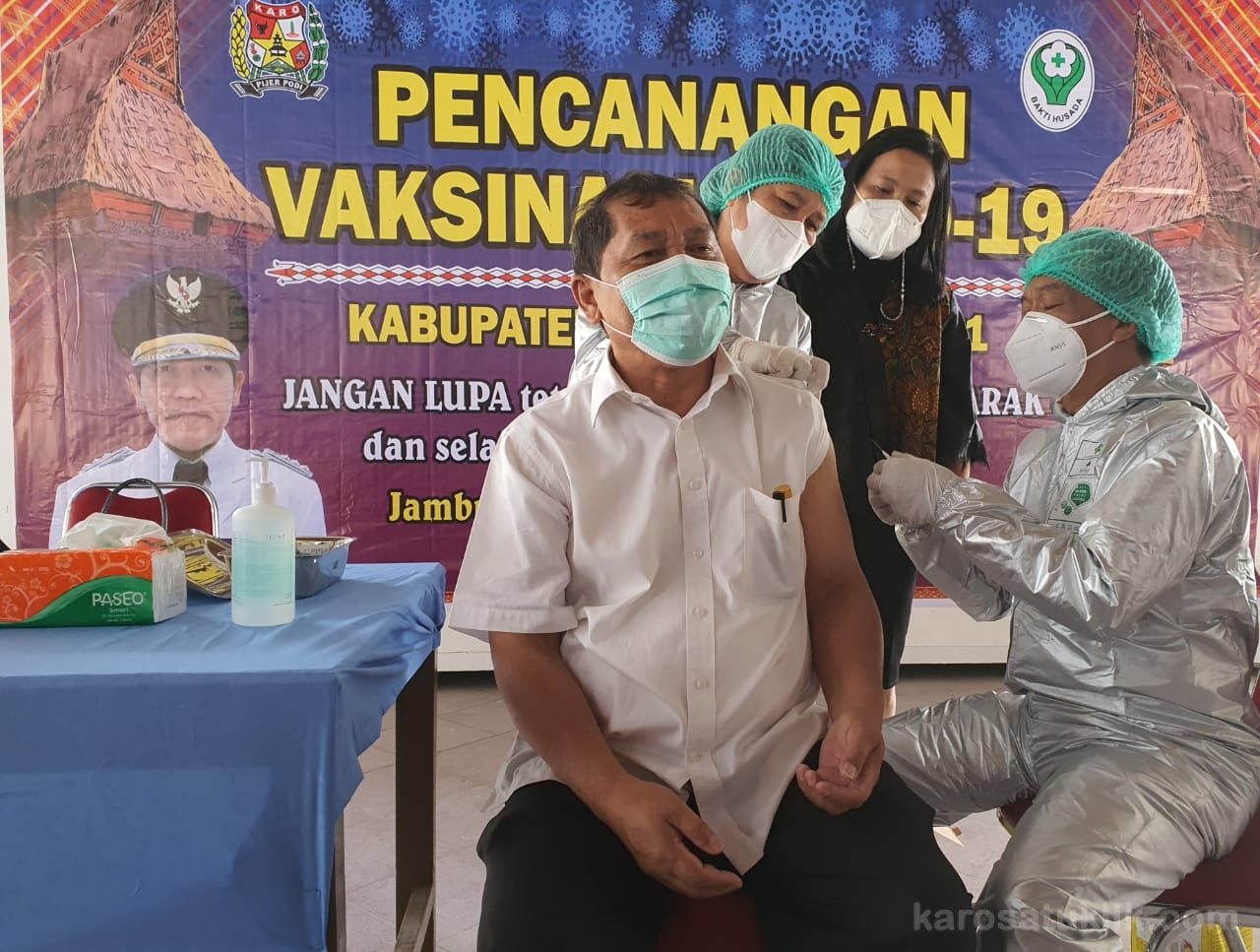 Ini Dokter yang Dipilih Suntik Vaksin ke Bupati dan Forkopimda Kabupaten Karo