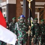 Kasad Pimpin Sertijab Koorsahli Kasad dan Danpuspomad Serta Menerima Laporan Korps Kenaikan Pangkat