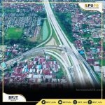 Penampakan Simpang Susun Tanjung Mulia di Jalan Tol Medan-Binjai