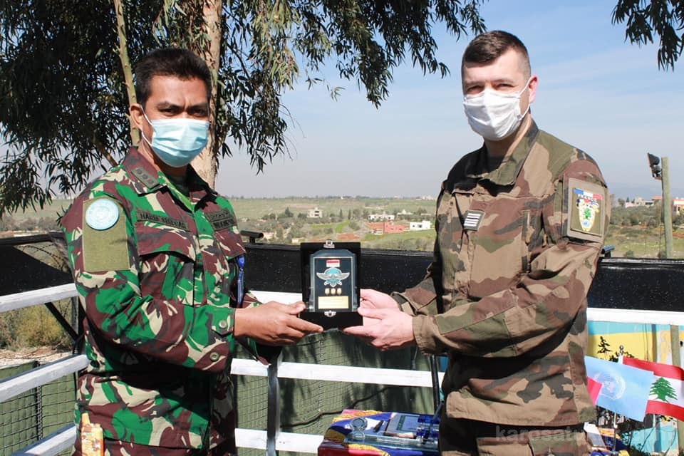 FCR CO UNIFIL Kunjungi Markas Indobatt