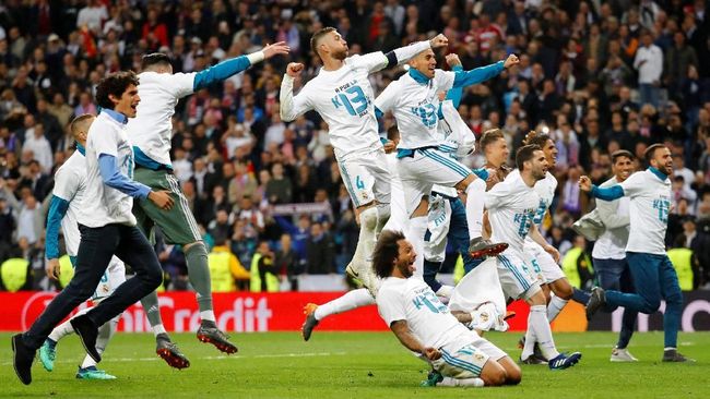 Real Madrid Jadi Klub yang Paling Sering Lolos Ke Perempat Final Liga Champions