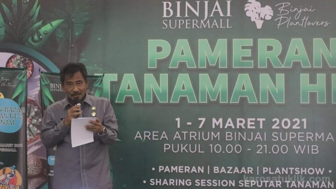 Amir Hamzah Dukung Binjai Plant Lovers