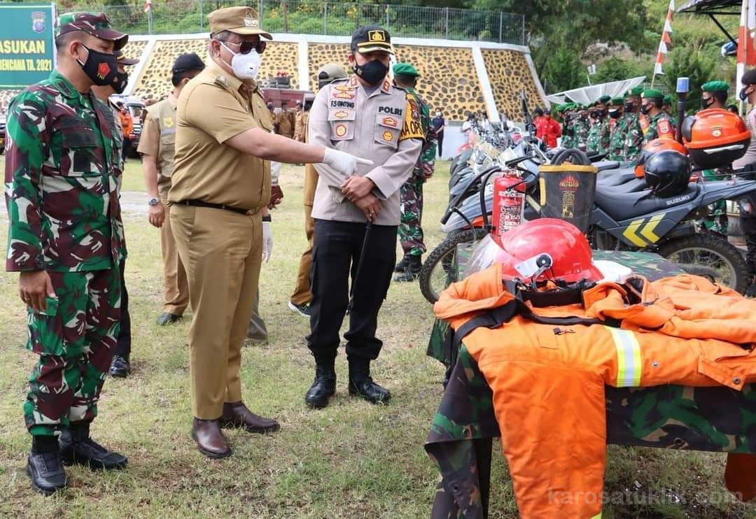 Eddy Keleng Ate Berutu Kesiapsiagaan dan Kolaborasi Cegah Karhutla di Dairi