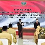 Gubernur Sumut Edy Rahmayadi Lantik 27 Pejabat Administrator