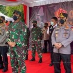 Panglima TNI Bersama Kapolri Tinjau Vaksinasi 2.000 Prajurit TNIdan POlri