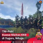 TNI-Polri Kuasai Markas KKB di Yuguru, Papus