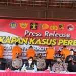 Jenderal Listyo Sigit Prabowo memimpin rilis pengungkapan penyelundupan narkotika jenis sabu