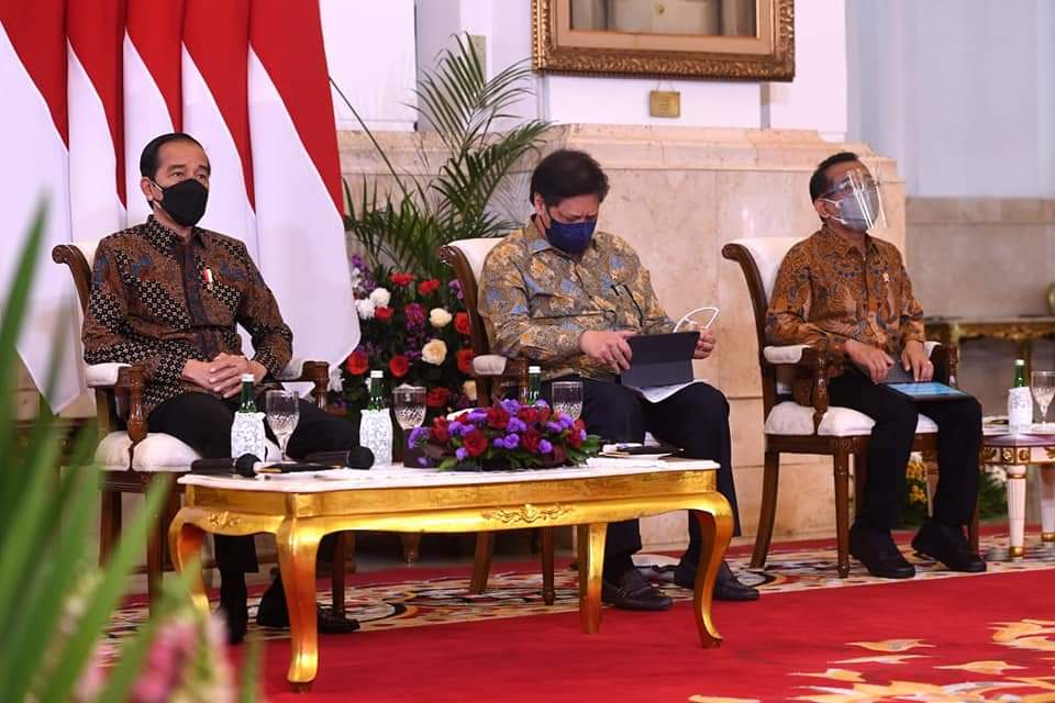 PRESIDEN RI Jokowi Beri Kabar Baik soal Covid-19 RI