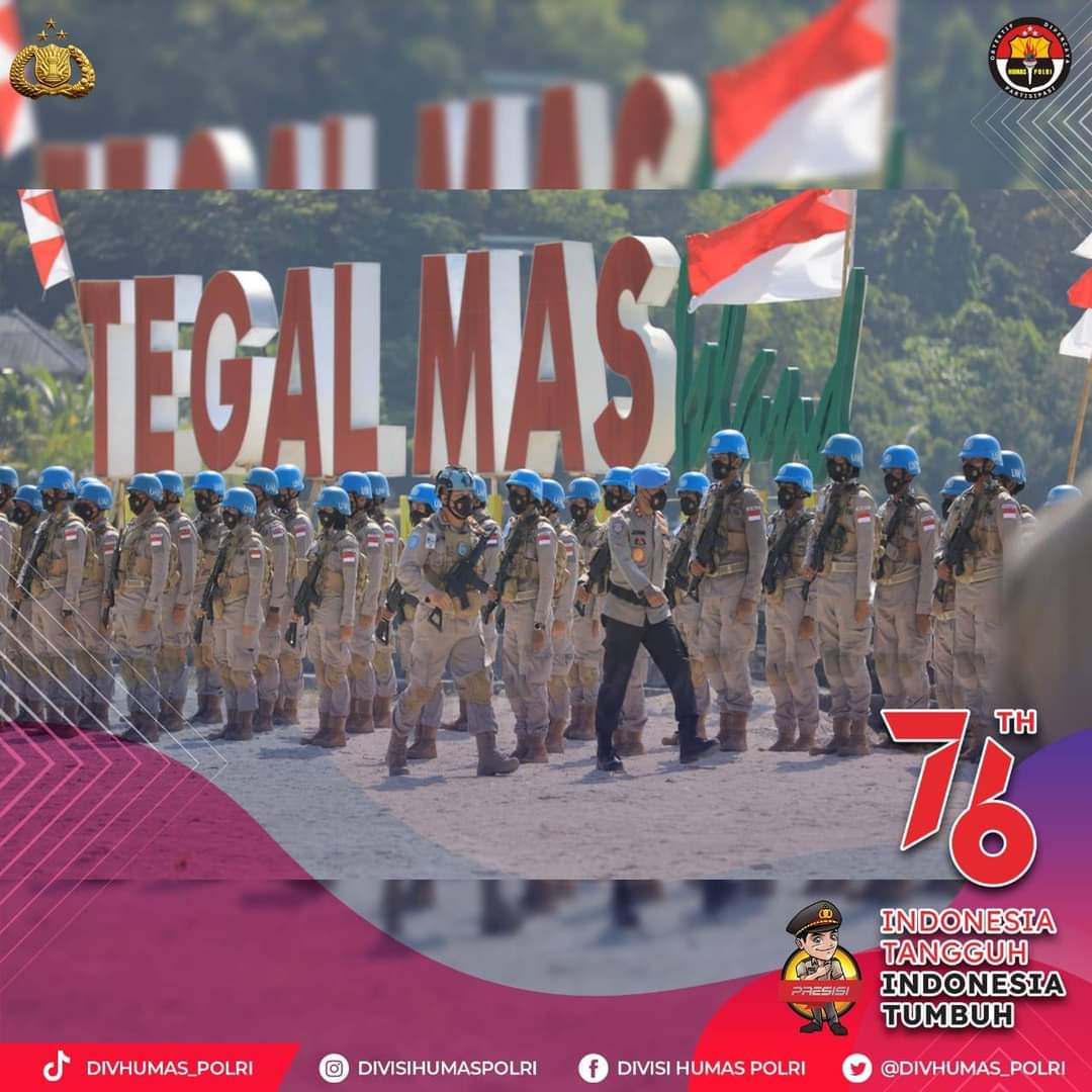 Kadiv Hubinter Polri Pimpin Pembaretan FPU 3 MINUSCA