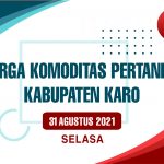 Harga Komoditas Pertanian Kabupaten Karo