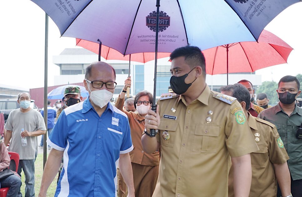 Pemko Medan terus mengejar percepatan vaksinasi covid-19 bagi pelajar sebagai persiapan pembelajaran tatap muka