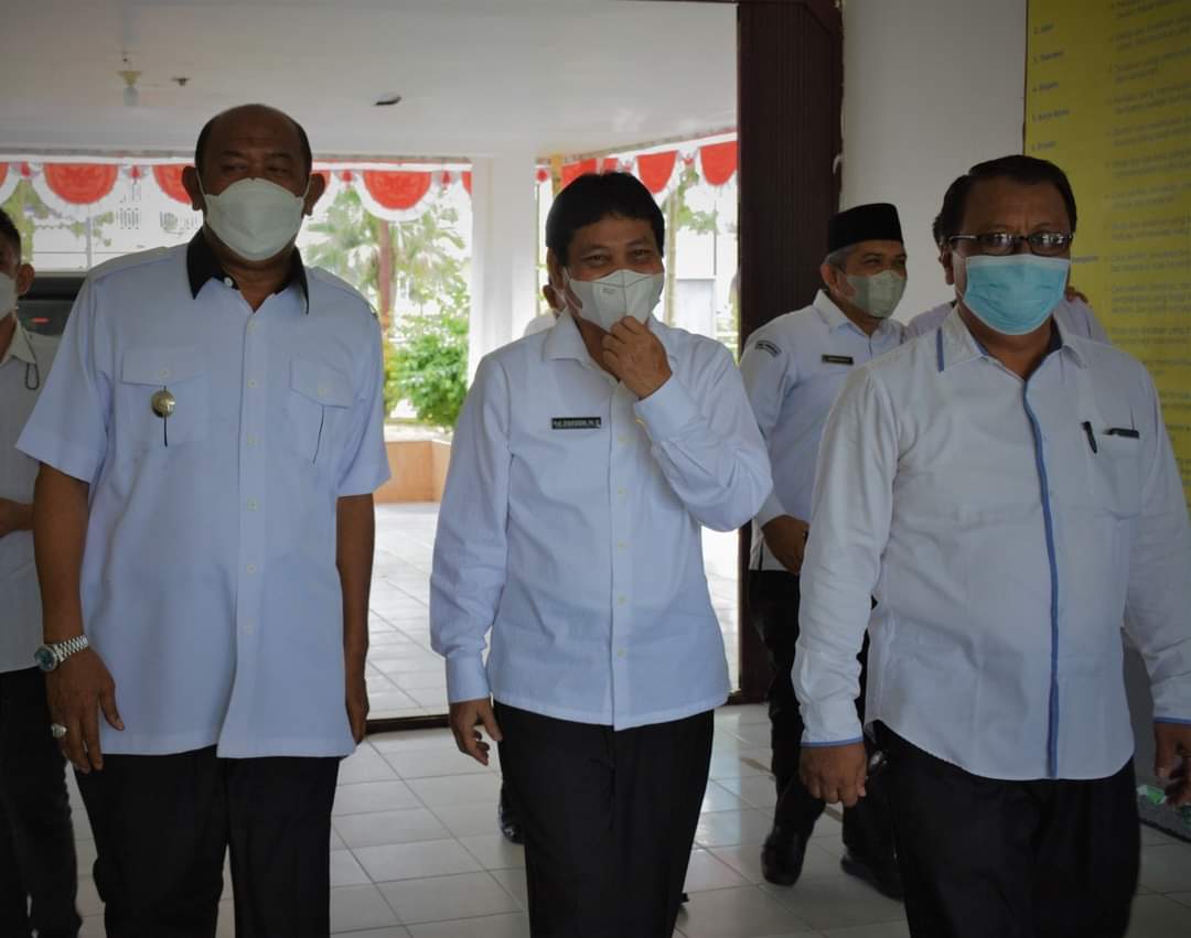  Sekolah menengah atas (SMA) sederajat di Kabupaten Langkat, melaksanakan pembelajaran tatap muka terbatas ditengah COVID-19