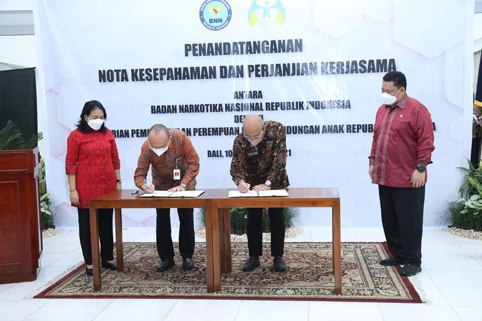 BNN Perkuat Kerja Sama Dengan Kementerian PPPA Dalam War on Drugs