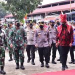 Kapolri Jenderal Pol Listyo Sigit Prabowo bersama Panglima TNI Marsekal Hadi Tjahjanto kembali melaksanakan kunjungan kerja ke Kota Medan