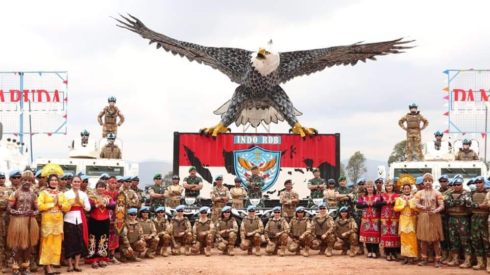 FB_IMG_1632056415455 Bertempat di Soedirman Camp Walungu Republik Demokrasi Kongo, Koorsahli Kasad Letjen TNI Wisnoe Prasetja Boedi didampingi Asops Kasad Mayjen TNI Eka Wiharsa, Pangdam XII/Tpr Mayjen TNI Muhammad Nur Rahmad, mengunjungi Satgas Batalyon Gerak Cepat (BGC) TNI Kontingen Garuda XXXIX-C/MONUSCO