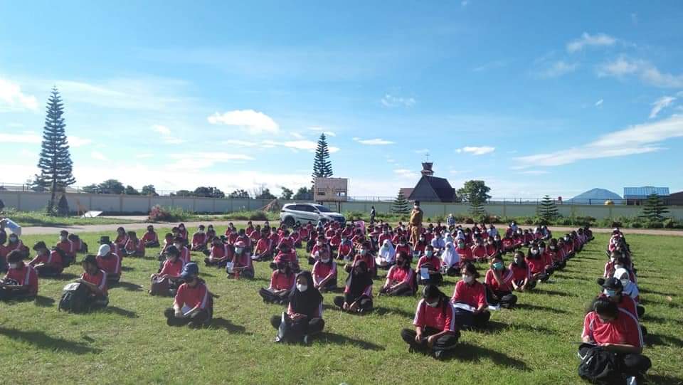 SMAN I Kabanjahe siap menggelar proses pembelajaran secara tatap muka (PTM) Terbatas.