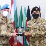 Memasuki hari kedua kunjungan Irjen TNI Letjen TNI (Mar) Bambang Suswantono, S.H.,M.H.,Tr. (Han), memberikan pengarahan kepada Satgas Kontingen Garuda UNIFIL di Lapangan Soekarno Indobatt, Lebanon