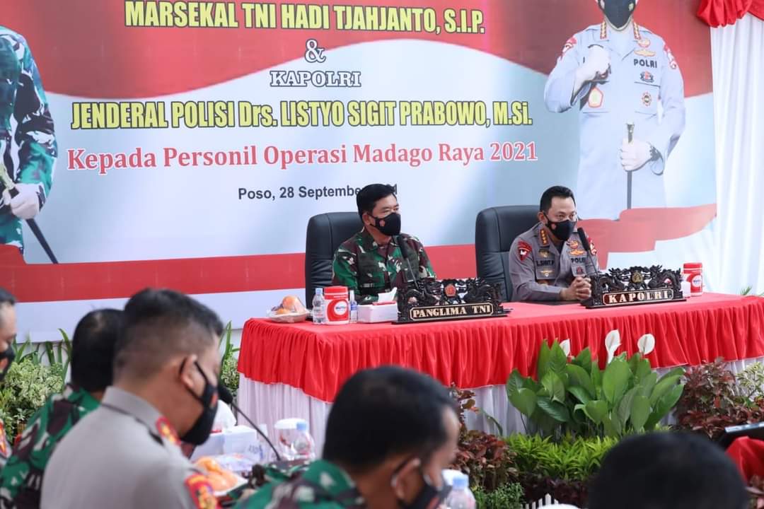 Panglima TNI Ucapkan Terima Kasih Atas Sinergi dan Kolaborasi Personel Mandago Raya