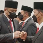Wali Kota Medan, Bobby Nasution melantik 11 pejabat Pimpinan Tinggi Pratama di lingkungan Pemko Medan di Kantor Wali Kota Medan