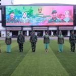 Kepala Staf Angkatan Darat (Kasad) Jenderal TNI Andika Perkasa memimpin Serah Terima Jabatan (Sertijab) Empat Pejabat di Lingkungan TNI AD, di Lobby Gedung E Markas Besar Angkatan Darat (Mabesad)