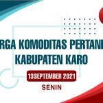 Harga Komoditas Pertanian Kabupaten Karo, 11 September 2021