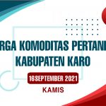Daftar Harga Komoditas Pertanian Kabupaten Karo, 16 September 2021