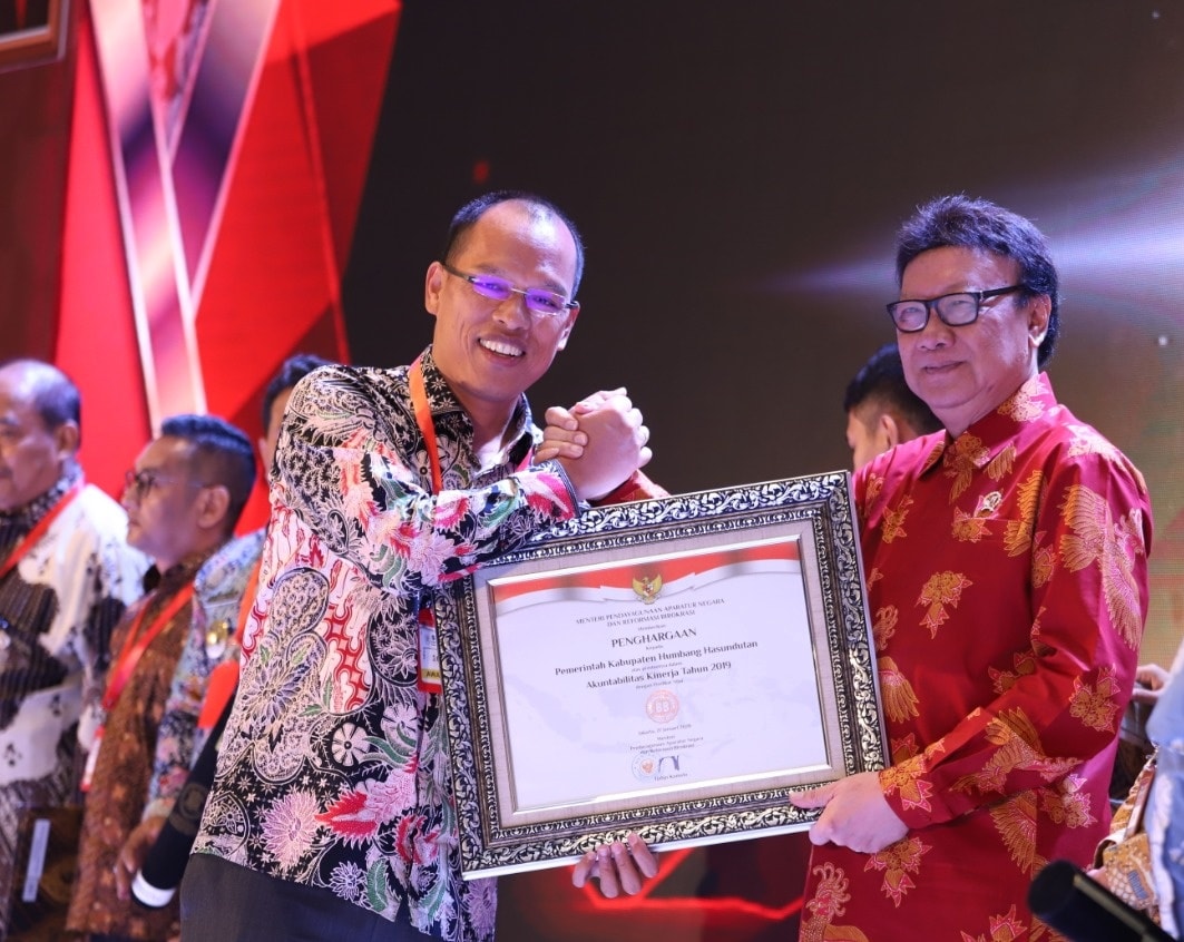  Pemerintah Kabupaten Humbang Hasundutan (Humbahas) menerima Penghargaan atas capaian opini terbaik dari Badan Pemeriksa Keuangan (BPK) selama 5 (lima) kali berturut-turut mulai tahun 2016 – 2020