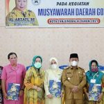 Plt Wali Kota Tanjung Balai Waris Tholib membuka secara resmi kegiatan Musyawarah Daerah (Musda) Gabungan Organisasi Wanita (GOW) Kota Tanjungbalai